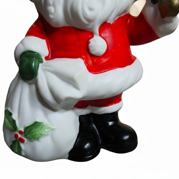 RARE Josef Originals Illuminated Santa Figurine Lamp Vintage Ceramic Christmas - Picture 3 of 12